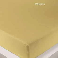 100% Bio Baumwolle Jersey Spannbettlaken BY NATURE von bellana