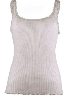 100% Bio Baumwolle Träger-Top PURE S/S gerippt von Madiva Ecofuture®