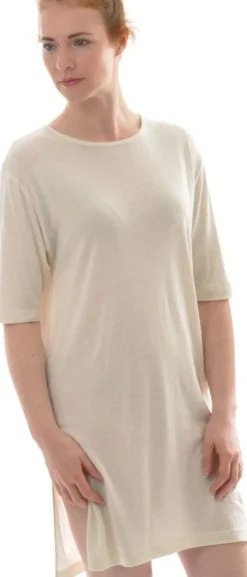 100% Bio Bouretteseide BIGSHIRT uni von Alkena