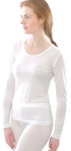 100% Bio-Seide LANGARM SHIRT fein von Alkena