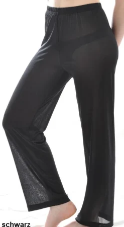 100% Bio-Seide PYJAMAHOSE uni von Alkena