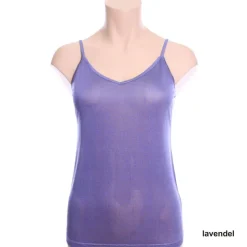 100% Bio-Seide SPAGHETTI-TOP bedruckt von Alkena