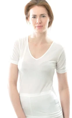 100% Bio-Seide T-SHIRT fein von Alkena