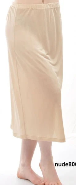 100% Bio-Seide UNTERROCK LANG von Alkena