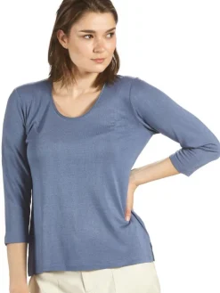 100% Bouretteseide 3/4 Arm SHIRT von Kokon Zwo