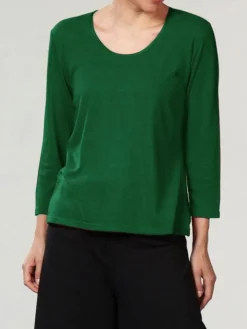 100% Bouretteseide 3/4 Arm SHIRT von Kokon Zwo