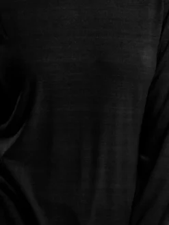 100% Bouretteseide Kurzarm Top Kokon Zwo