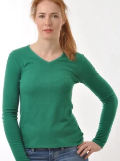 100% Bouretteseide LANGARM SHIRT von Alkena