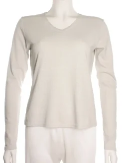 100% Bouretteseide LANGARM SHIRT uni von Alkena