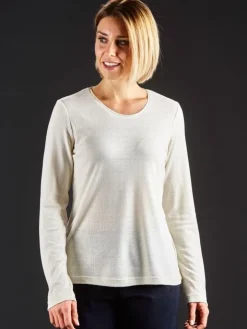 100% Bouretteseide RUNDHALS SHIRT von Kokon Zwo