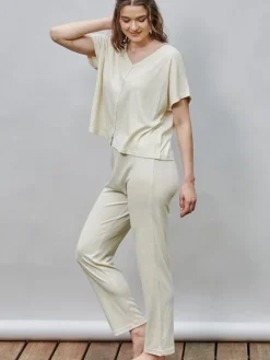 100% Bouretteseide YOGA HOSE Kokon Zwo