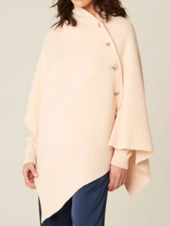 100% Merinowolle Poncho TEGAN von Pluto