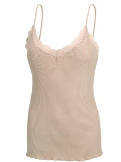 70% Seide 30% Baumwolle Träger-Top RIPP von Eva B. Bitzer