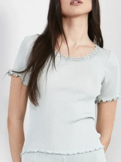 70% Seide 30% Baumwolle T-Shirt RIPP von Eva B. Bitzer