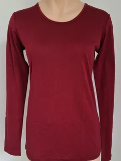 55% Seide 45% Wolle LANGARM-SHIRT edel von Alkena