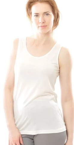 55% Seide 45% Wolle UNTERHEMD glatt von Alkena