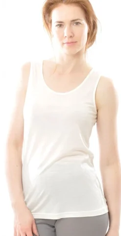 55% Seide 45% Wolle UNTERHEMD von Alkena