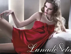 100% Seide Baby-Doll SIENA von Luna di Seta - nur noch in schwarz