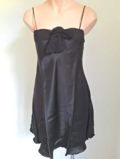 100% Seide Baby-Doll SIENA von Luna di Seta - nur noch in schwarz