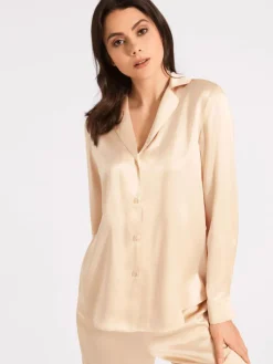 100% Seide Bluse TOI MON AMOUR klassische Farben von Aubade