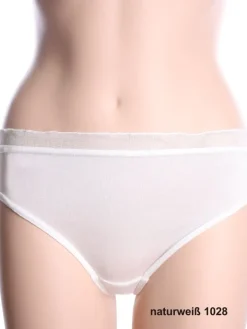 100% Seide Damen SLIP transparent mit Rüsche von Kokon Zwo