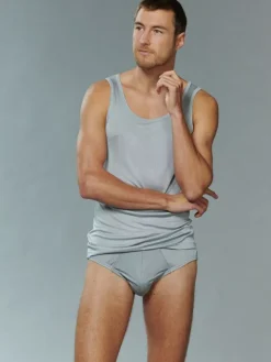 100% Seide Herren Träger Unterhemd von Kokon Zwo