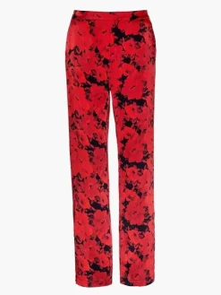 100% Seide Hose TOI MON AMOUR rot-schwarz von Aubade