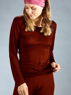 100% Seide LANGARM SHIRT viele Farben von Kokon Zwo