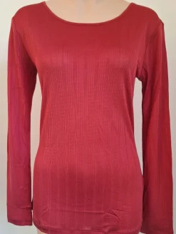 100% Seide Langarmshirt AJOUR von Kokon Zwo