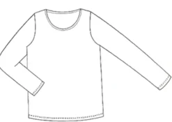 100% Seide Langarmshirt AJOUR von Kokon Zwo