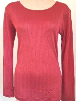 100% Seide Langarmshirt AJOUR von Kokon Zwo