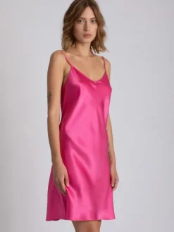 100% Seide Nachthemd CAROLINE elegant von Vivis