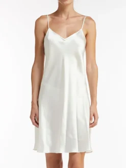 100% Seide Nachthemd CAROLINE klassisch von Vivis