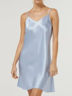100% Seide Nachthemd CAROLINE klassisch von Vivis