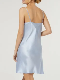 100% Seide Nachthemd CAROLINE klassisch von Vivis