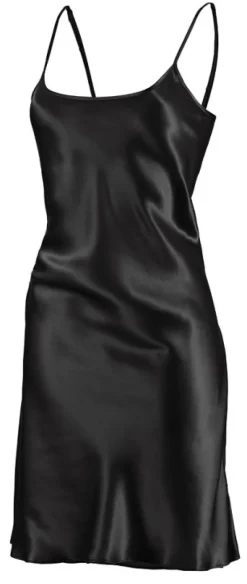 100% Seide Nachthemd MASPALOMAS knielang von Gattina