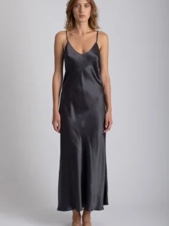100% Seide Nachtkleid lang DORINE von Vivis