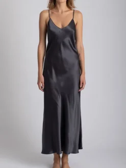 100% Seide Nachtkleid lang DORINE von Vivis