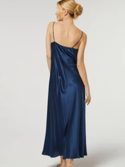 100% Seide Nachtkleid lang DORINE von Vivis
