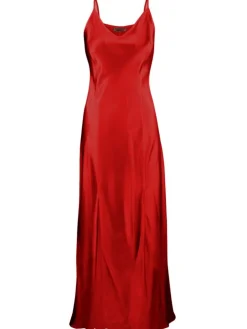 100% Seide Nachtkleid lang KLASSIK SATIN von Eva B. Bitzer