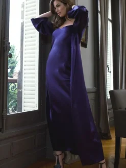 100% Seide Nachtkleid lang SOIE ODANA Marjolaine