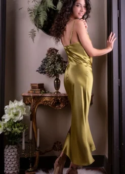 100% Seide Nachtkleid lang SOIE ODANA Marjolaine