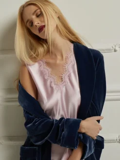 100% Seide Nachtkleid SIBILLE von Vivis