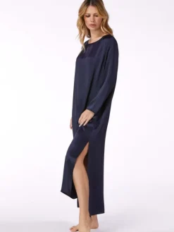 100% Seide Nachtkleid VIOLETTA uni von Vivis
