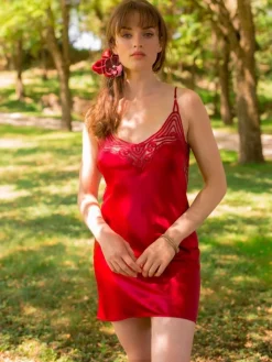 100% Seide Neglige SOIE FANTAISIE Marjolaine