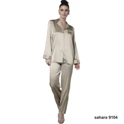 100% Seide Schlafanzug CLASSICO von Luna di Seta