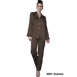 100% Seide Schlafanzug CLASSICO von Luna di Seta