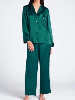 100% Seide Schlafanzug CLASSICO von Luna di Seta