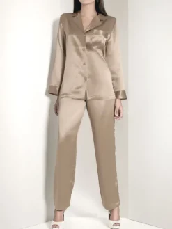 100% Seide Schlafanzug CLASSICO von Luna di Seta