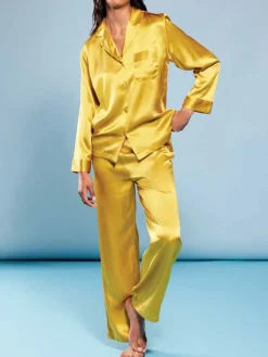 100% Seide Schlafanzug CLASSICO von Luna di Seta